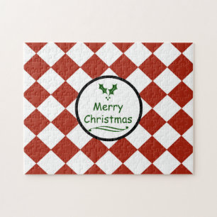 Frohe Weihnachten mit Diamantenmuster