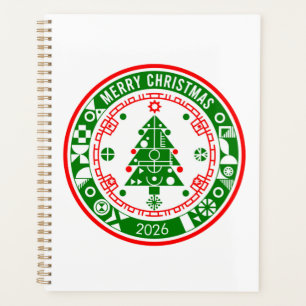 Frohe Weihnachten mit Familiennamen Planer