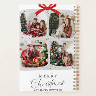 Frohe Weihnachten mit fröhlichem Familienplaner Planer