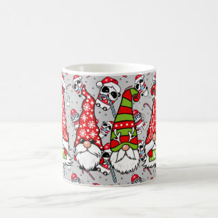 Frohe Weihnachten mit Geschenken mit Candy Canes Kaffeetasse