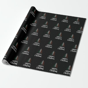 Frohe Weihnachten mit irischer Flagge Geschenkpapier