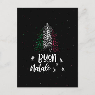 Frohe Weihnachten mit Italien-Flagge