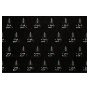 Frohe Weihnachten mit italienische Flagge Stoff
