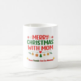 Frohe Weihnachten mit Mama – Zweisprachiger Feiert Kaffeetasse