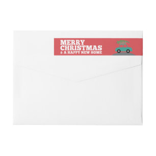 Frohe Weihnachten mit neuen Zuhause Address Moving
