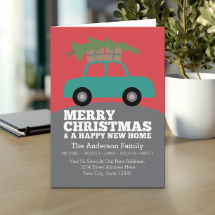 Frohe Weihnachten mit neuen Zuhause Address Moving