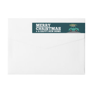 Frohe Weihnachten mit neuen Zuhause Address Moving