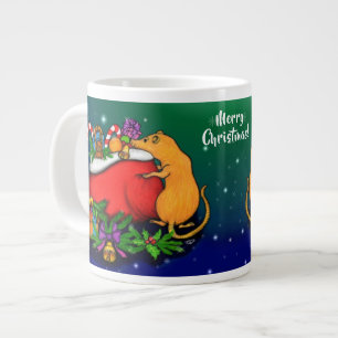 Frohe Weihnachten mit Rat Prince Jumbo-Tasse