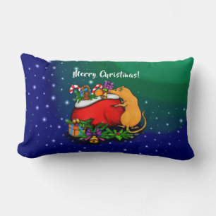 Frohe Weihnachten mit Rat Prince Lendenkissen