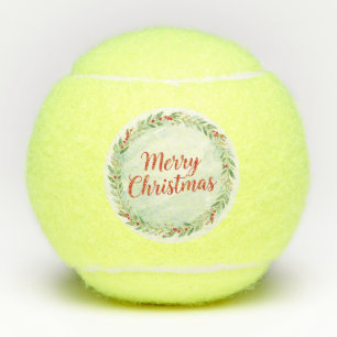 Frohe Weihnachten mit Tennisball  Tennisbälle