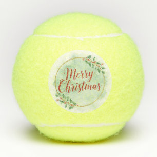 Frohe Weihnachten mit Tennisball  Tennisbälle