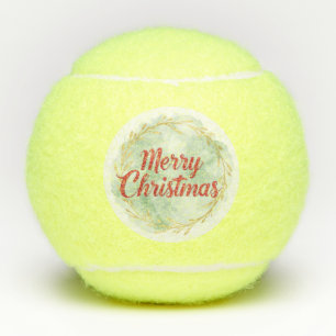 Frohe Weihnachten mit Tennisball  Tennisbälle