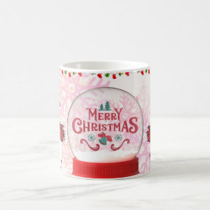Frohe Weihnachten mit Winter-Rentier-Feiertagsgesc Kaffeetasse