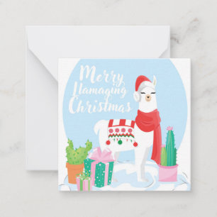 Frohe Weihnachten Mitteilungskarte