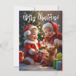 Frohe Weihnachten Mitteilungskarte