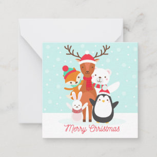 Frohe Weihnachten Mitteilungskarte