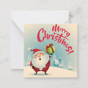 Frohe Weihnachten Mitteilungskarte