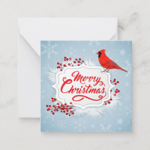 Frohe Weihnachten Mitteilungskarte