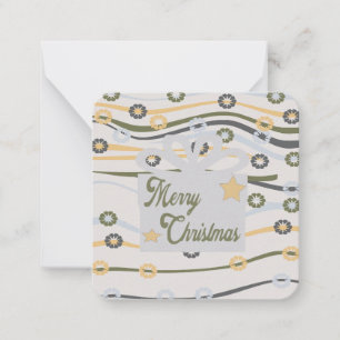 Frohe Weihnachten Mitteilungskarte