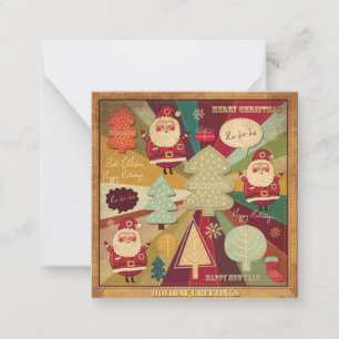 Frohe Weihnachten Mitteilungskarte