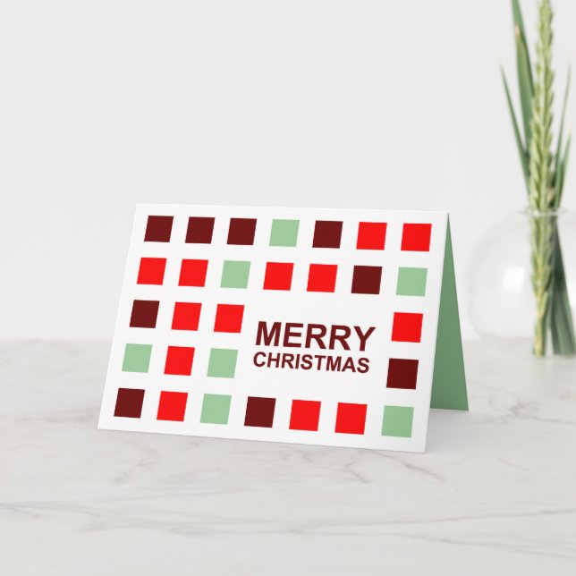 Frohe Weihnachten (mod Quadrate) (Vorderseite)