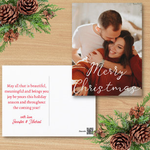 frohe weihnachten modern chic schrift foto
