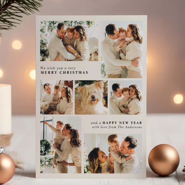 Frohe Weihnachten Moderne 7-Foto Collage (Von Creator hochgeladen)