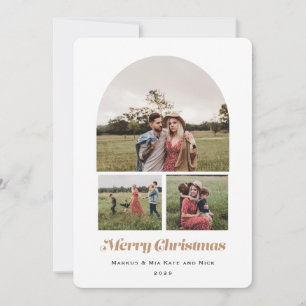 Frohe Weihnachten Moderne Arch Multi Foto Sand