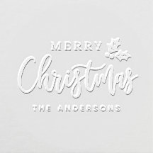 Frohe Weihnachten Moderne Drehbuch Personalisiert 