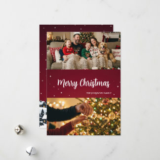 Frohe Weihnachten moderne elegante Schrift Urlaub