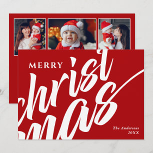 Frohe Weihnachten Moderne individuelle Nachricht 3