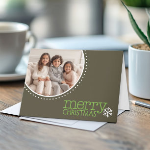 Frohe Weihnachten - Moderne Kreis-Foto