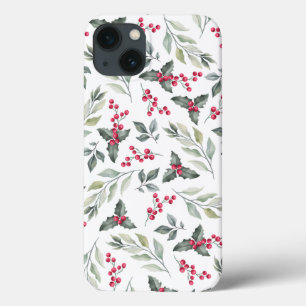 Frohe Weihnachten Moderne Mistletoe Case-Mate iPhone Hülle