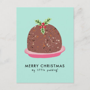 Frohe Weihnachten Moderne Pudding-Illustration