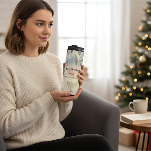 Frohe Weihnachten moderne thermale Tumbler Thermosbecher