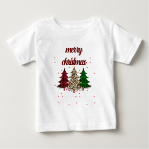 Frohe Weihnachten Moderne und Elegant Baby T-shirt