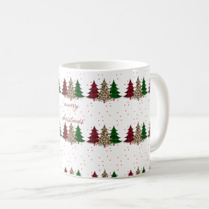 Frohe Weihnachten Moderne und Elegant Kaffeetasse