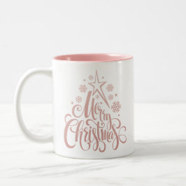 Frohe Weihnachten Moderne Zweifarbige Tasse