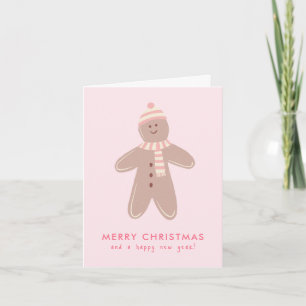 Frohe Weihnachten Moderner Lebkuchen Mann