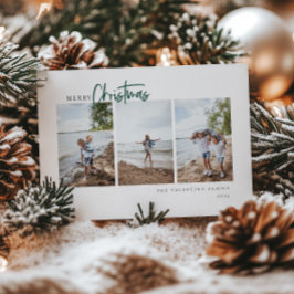 Frohe Weihnachten Modernes Drehbuch Minimalistisch