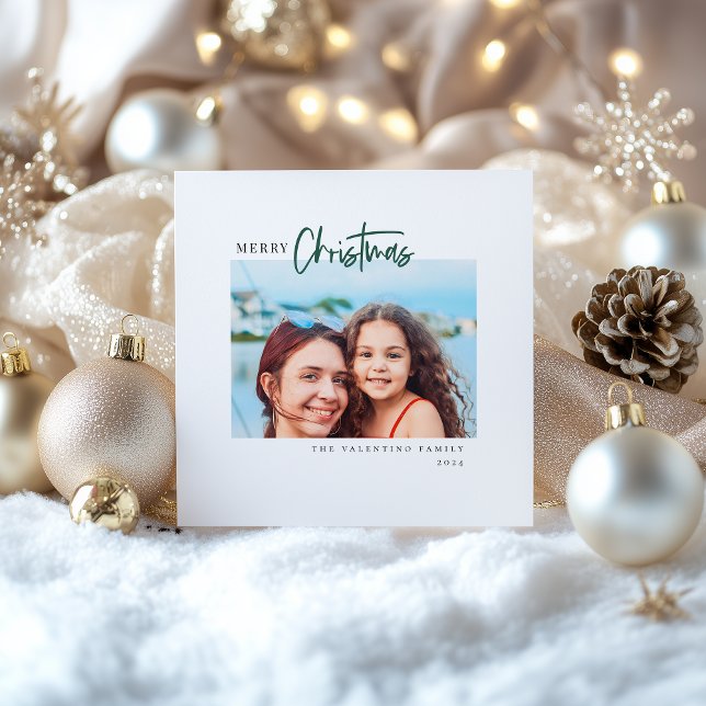 Frohe Weihnachten Modernes Drehbuch Minimalistisch (Von Creator hochgeladen)