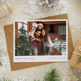 Frohe Weihnachten Modernes einfaches Foto