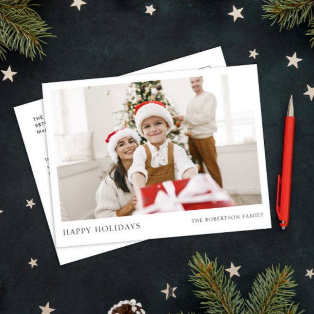 Frohe Weihnachten Modernes einfaches Foto (Von Creator hochgeladen)