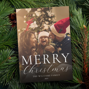 Frohe Weihnachten Modernes elegantes Foto