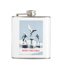 Frohe Weihnachten. Monster-Eisskulpturen