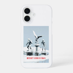 Frohe Weihnachten. Monster-Eisskulpturen iPhone 16 Hülle