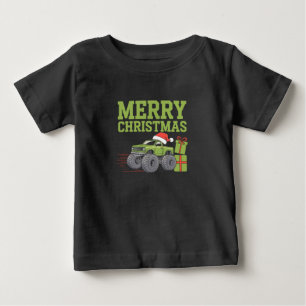 Frohe Weihnachten Monstertruck Kleinkind Jungen Xm Baby T-shirt