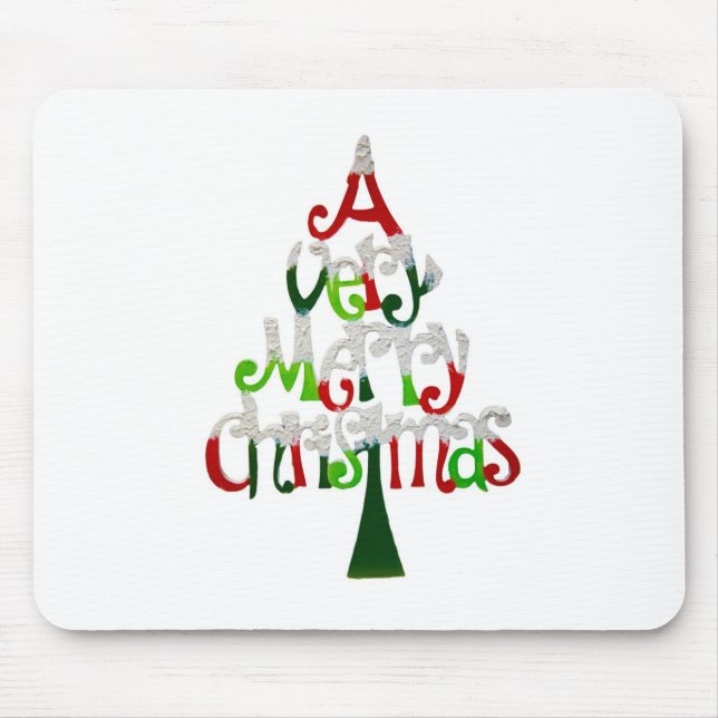 Frohe Weihnachten Mousepad (Vorne)
