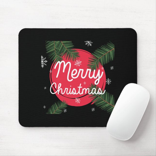 Frohe Weihnachten Mousepad (Mit Mouse)