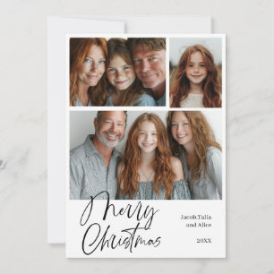 Frohe Weihnachten Multi drei Foto Design